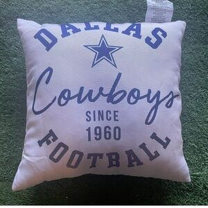 Dallas Cowboys Football Pillow 16x16 NEW